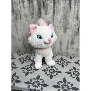 Aristocats Marie Plush White Cat Disney Store Authentic Toy Stuffed Animal 12"